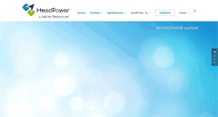 Desktop Screenshot of headpower.fi